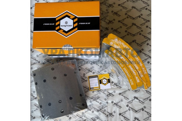 Накладка тормозная задняя (14+16 отверстий) J6 WAYTEKO PREMIUM